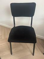 4x velvet zwarte stoelen van Kick Collection - Cas, Huis en Inrichting, Ophalen, Overige materialen, Gebruikt, Zwart