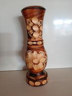 Vintage houten vaas, Ophalen of Verzenden