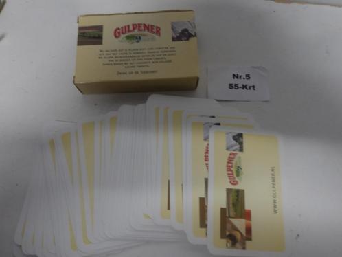 Gulpener bier speelkaarten (nr.5) 55-krt, Verzamelen, Biermerken, Nieuw, Overige typen, Gulpener, Ophalen of Verzenden