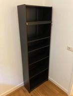 Zwarte boekenkast, Huis en Inrichting, Kasten | Boekenkasten, Ophalen, Met plank(en), 50 tot 100 cm, Zo goed als nieuw