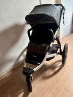 Thule Urban Glide 2 Dark Shadow compleet incl. reiswieg, Kinderen en Baby's, Kinderwagens en Combinaties, Gebruikt, Verstelbare duwstang