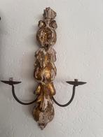 Houten bois dore ornament bladgoud patina, Ophalen of Verzenden
