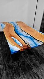 Epoxy Tafel  Massief houten met Epoxy Hars, Ophalen of Verzenden