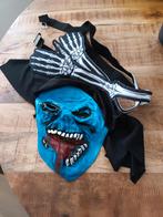 Halloween masker en bretels skelet, Ophalen of Verzenden