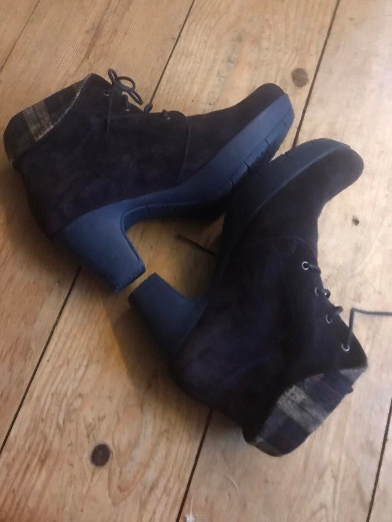 Think! nubuck dameslaarsjes, maat 39, Kleding | Dames, Schoenen, Overige kleuren, Think!, Lage of Enkellaarzen, Nieuw