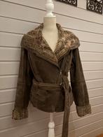 Stoer bikerjack, Ophalen of Verzenden, Zo goed als nieuw, Maat 38/40 (M), Zwart