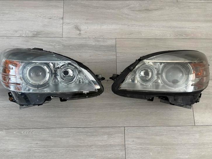 originele Mercedes W204 Bi-Xenon koplampen (Pre-facelift), Auto-onderdelen, Verlichting, Mercedes-Benz, Gebruikt, Ophalen