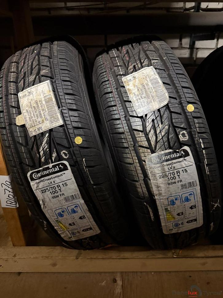 225/70R15 100T Continental LX2 225/70 R15 225/70/15 2257015, Auto-onderdelen, Banden en Velgen, Band(en), Zomerbanden, 15 inch