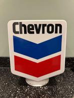 Originele CHEVRON globe benzine pomp. Benzinepomp globe., Verzamelen, Ophalen of Verzenden, Gebruikt, Gebruiksvoorwerp