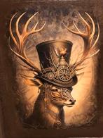 Kerstdecoratie op n ( gedeelte) oude deur, Ophalen