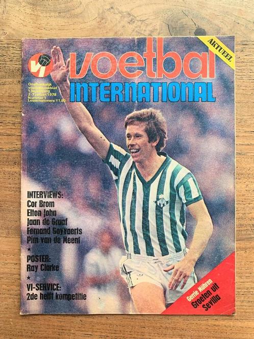 Voetbal International VI Div. tijdschriften uit 1978 / €1,50, Verzamelen, Sportartikelen en Voetbal, Zo goed als nieuw, Boek of Tijdschrift