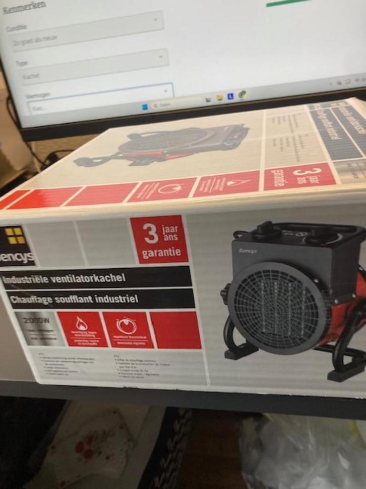 Verwarming/Ventilatiekachel, Huis en Inrichting, Kachels, Zo goed als nieuw, Vrijstaand, Overige soorten, Elektrisch, Ophalen