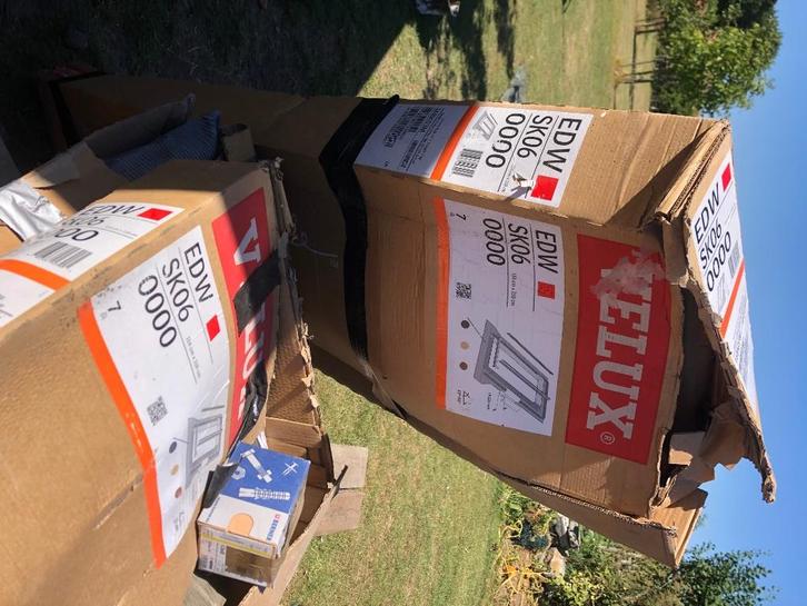 velux dakramen GGL 606, Doe-het-zelf en Verbouw, Glas en Ramen, Gebruikt, Dakraam, 80 tot 120 cm, 80 tot 120 cm, Dubbelglas, Ophalen