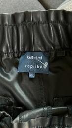 Knit-ted broek leren look XXL zwart, Kleding | Dames, Zwart, Maat 46/48 (XL) of groter, Ophalen of Verzenden, Zo goed als nieuw