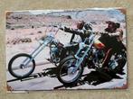 Vintage Easy Rider P Fonda -D Hopper -Harley Davidson bordje, Verzenden, Nieuw