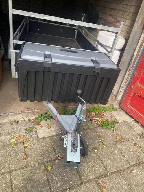 Aanhanger 220x120 met Opbergkist, Auto diversen, Aanhangers en Bagagewagens, Gebruikt, Ophalen