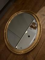 Vintage spiegel houten lijst goudkleurig, Huis en Inrichting, Woonaccessoires | Spiegels, Ophalen, Minder dan 50 cm, Zo goed als nieuw