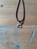 Wolf Hanger Ketting - Zwart, Verzenden, Zwart, Nieuw, Overige materialen