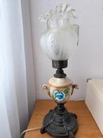 Vintage tafellamp met bloemendetail, Ophalen