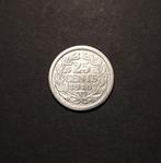 25 cent 1916, Postzegels en Munten, Munten | Nederland, Zilver, Koningin Wilhelmina, Losse munt, 25 cent