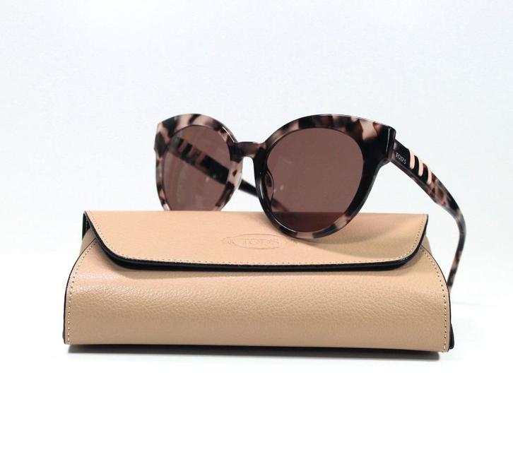 TOD'S TODS zonnebril - havana was € 265,=NIEUW ORIGINEEL !, Sieraden, Tassen en Uiterlijk, Zonnebrillen en Brillen | Dames, Nieuw