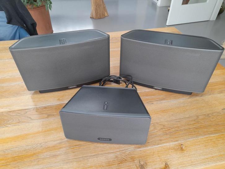 Sonos play 3 en play 5 geluidsysteem, Audio, Tv en Foto, Luidsprekers, Front, Rear of Stereo speakers, 120 watt of meer, Sonos