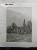 KETHEL, Losse ets Huiib W Bijl, St, JACOBUSKERK 26/50, Antiek en Kunst, Kunst | Etsen en Gravures, Ophalen of Verzenden