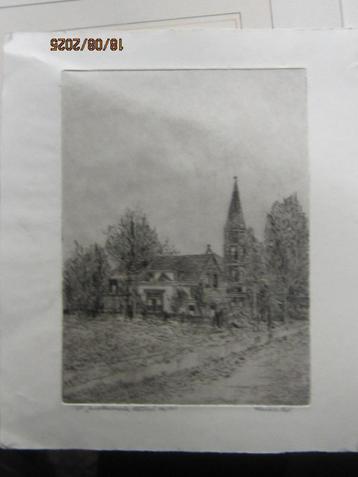 KETHEL, Losse ets Huiib W Bijl, St, JACOBUSKERK 26/50 beschikbaar voor biedingen