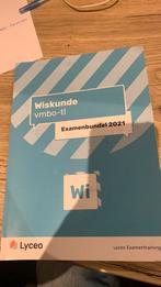 EXAMENBUNDEL Wiskunde VMBO T 2021, Boeken, Ophalen of Verzenden, Zo goed als nieuw, Wiskunde A, VMBO