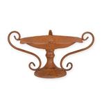 Vogelvoederschaal van gietijzer 33,8x30x17, Verzenden