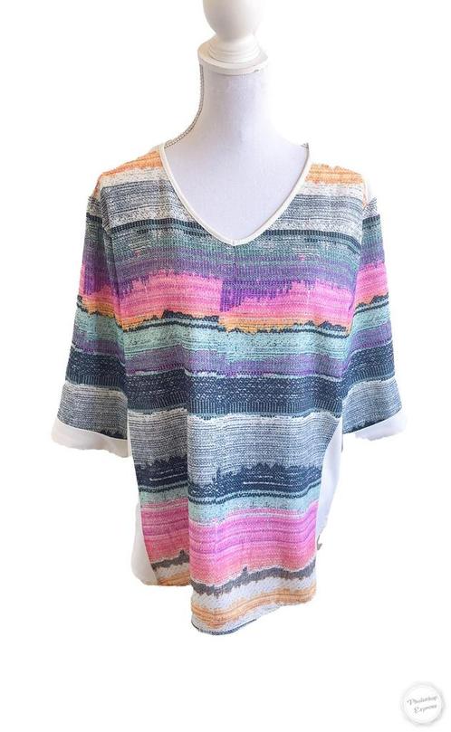 Mooie top van Witteveen 44, Kleding | Dames, Tops, Zo goed als nieuw, Maat 42/44 (L), Overige kleuren, Korte mouw, Ophalen of Verzenden