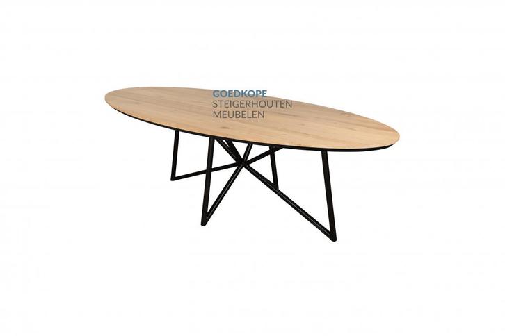 Eiken tafelblad Eiken tafel Eiken tafelblad Eiken, Huis en Inrichting, Tafels | Eettafels, Nieuw, 100 tot 150 cm, 200 cm of meer