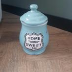 Mooie turquoise kleurige stenen pot, Ophalen, Zo goed als nieuw