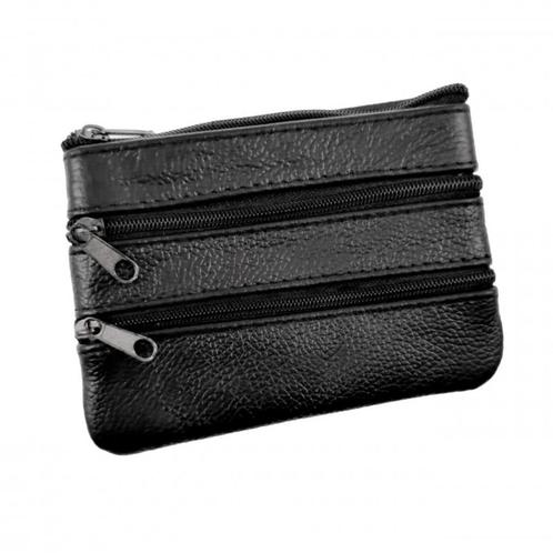 Sleuteletui Portemonnee Dames Zwart Leren Autosleutel Etui, Sieraden, Tassen en Uiterlijk, Portemonnees, Nieuw, Overige merken