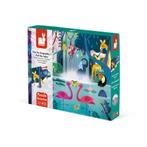 Kinderpuzzel Puzzel Feest in de Jungle 20st Janod, Ophalen of Verzenden, 10 tot 50 stukjes, Nieuw, 2 tot 4 jaar