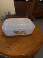 Vintage Pyrex Blue Band botervloot, Huis en Inrichting, Keuken | Keukenbenodigdheden, Ophalen of Verzenden, Zo goed als nieuw