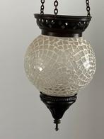 Mooie brocante mozaïek hanger, Huis en Inrichting, Lampen | Hanglampen, Ophalen of Verzenden, Zo goed als nieuw, Minder dan 50 cm