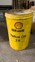 Vintage Shell Tellus Olie Vat - Decoratief Item Industrieel, Ophalen