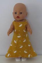 poppenkleertjes babypop born 43cm (lange zomerjurk ), Verzenden, Nieuw, Babypop