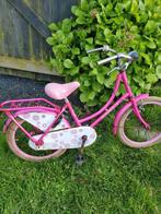 opknapfiets meisjes fiets roze bloemen, Gebruikt, Ophalen of Verzenden, 16 inch