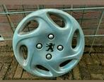 WIELDOP, PEUGEOT, doorsnede 35,5 cm,grijs, kunststof,embleem, Auto diversen, Wieldoppen, Ophalen of Verzenden, Gebruikt