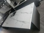 Aanrechtblad mat wit marmer look 245.5 cm x 128 cm, Huis en Inrichting, Ophalen, 75 cm of meer, Wit, Nieuw