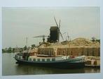 Heusden ( N.Br.) foto molen nr. 2 reconstrueren stadswallen, Verzamelen, Ansichtkaarten | Nederland, Verzenden, 1980 tot heden