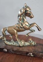 Antieke paarden beeldje, Antiek en Kunst, Antiek | Koper en Brons, Ophalen of Verzenden