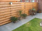 8 meter schutting compleet met hardhouten palen, Ophalen, Nieuw, Hout, Tuinhek