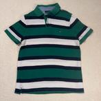 Tommy Hilfiger polo heren XS gestreept groen wit navy, ., Tommy Hilfiger, Ophalen of Verzenden, Zo goed als nieuw