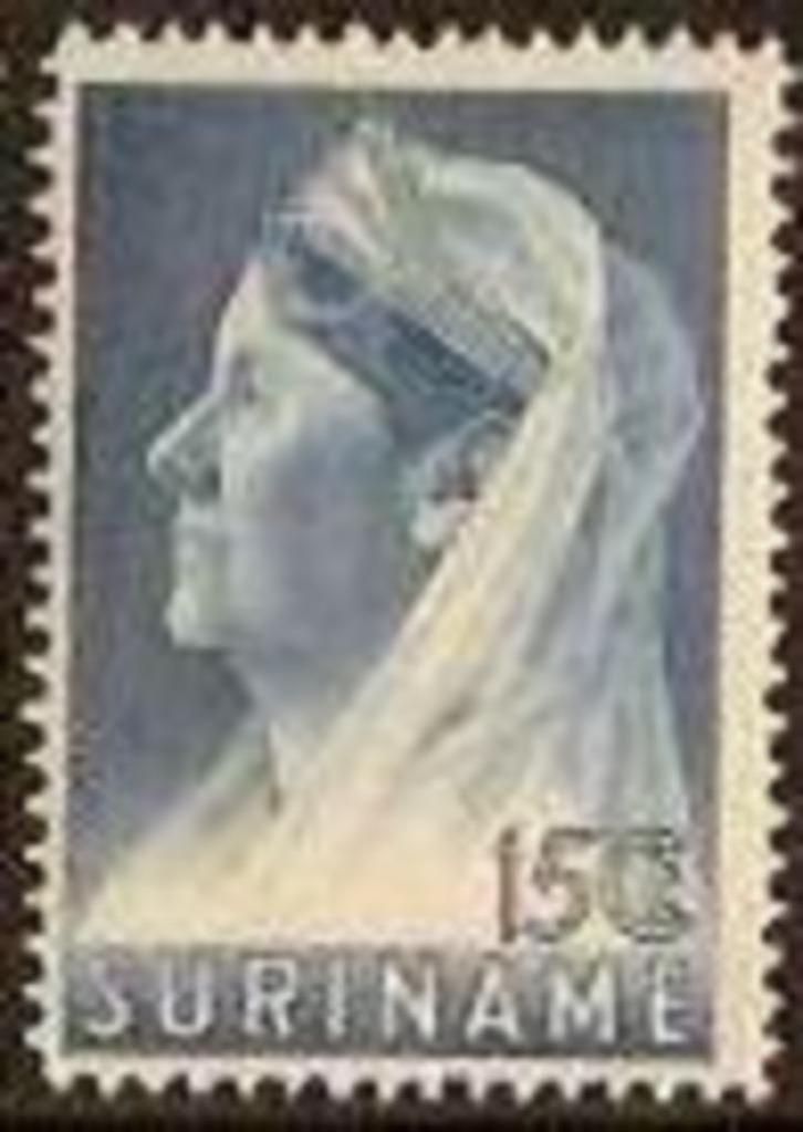 Suriname NVPH nr 169 postfris Koningin Wilhelmina 1936, Postzegels en Munten, Postzegels | Suriname, Postfris, Verzenden