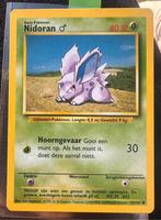 Nidoran ♂ #55 Pokemon Base Set NEDERLANDS, Verzenden, Zo goed als nieuw, Losse kaart