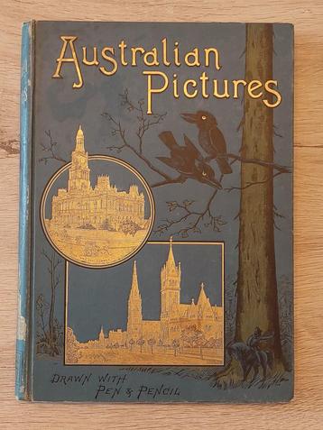 1886 AUSTRALIAN PICTURES DRAWN WITH PEN & PENCIL beschikbaar voor biedingen