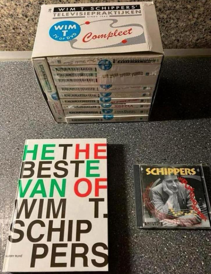 Wim T Schippers Televisiepraktijken 28-Disc+CD+Boek - Nieuw, Cd's en Dvd's, Dvd's | Tv en Series, Nieuw in verpakking, Komedie